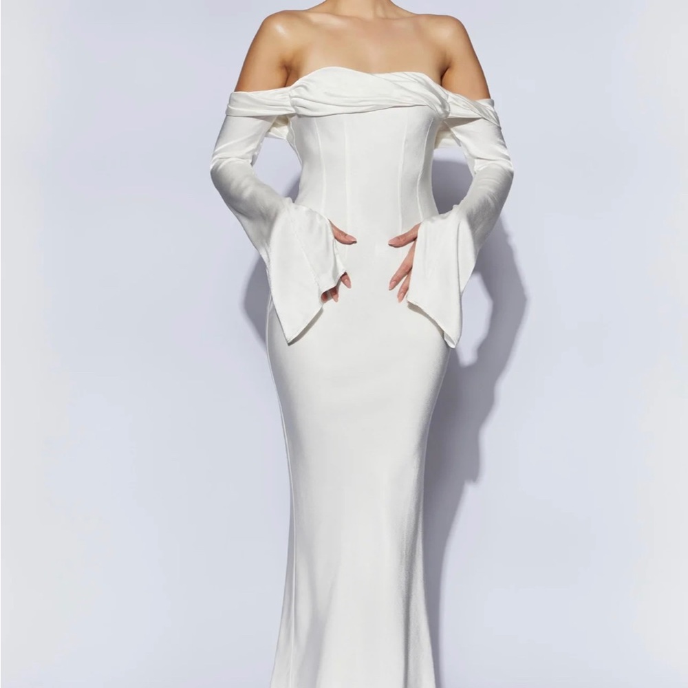 ❗️SOLD❗️Meshki GISELLE Off Shoulder Cowl Dress - ✨SOLD OUT✨
